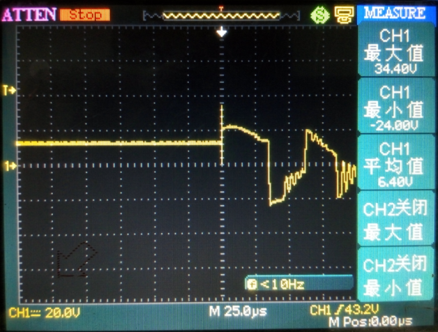 TVS输出端的电压