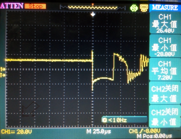 TVS输出端的电压